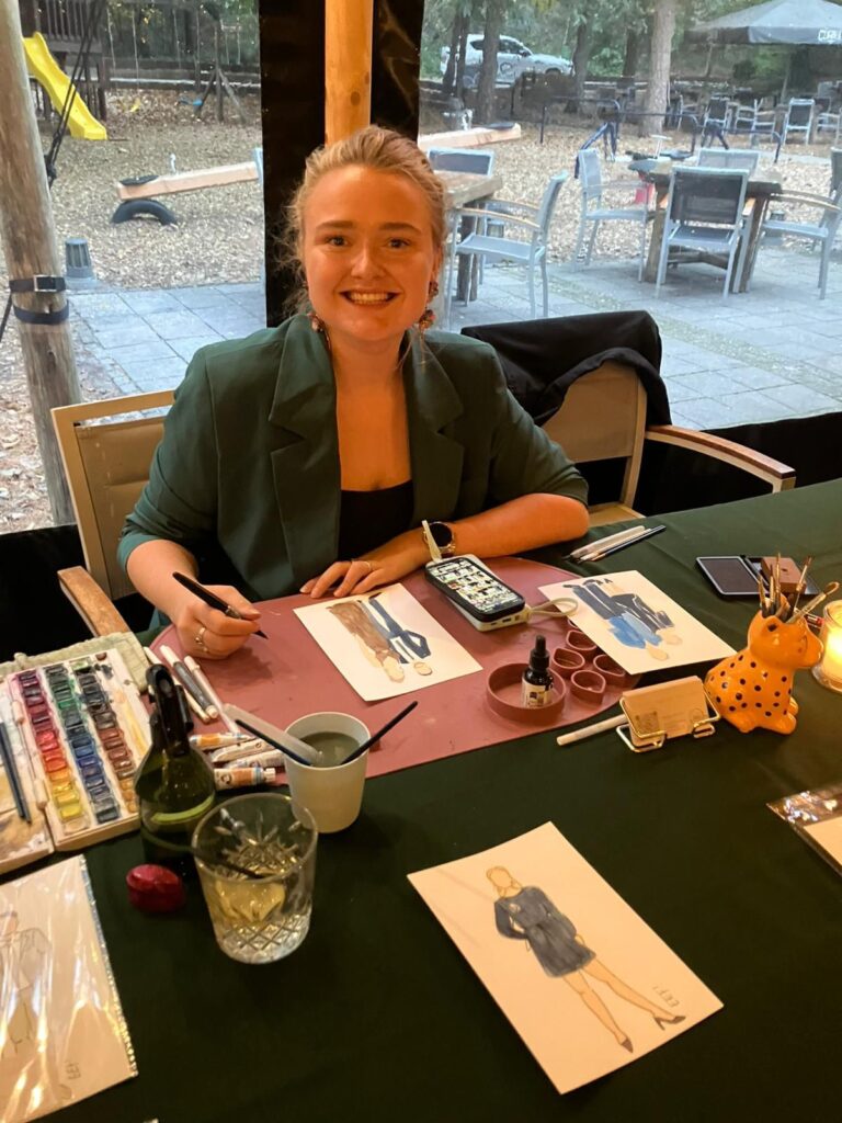 Live illustrator Eva Alferink lokaalEEF!
